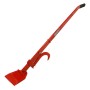 Roter TRUTZHOLM Profi Fällheber, 130 cm, mit Wendehaken für Gartenarbeiten.