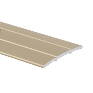 KARAT Übergangsprofil in Sahara, Aluminium, 3,8x100cm, vorgebohrt für Bodenbeläge.