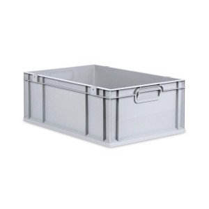 Graue PROREGAL Eurobox NextGen, 44 Liter, zur Aufbewahrung und Lagerung.