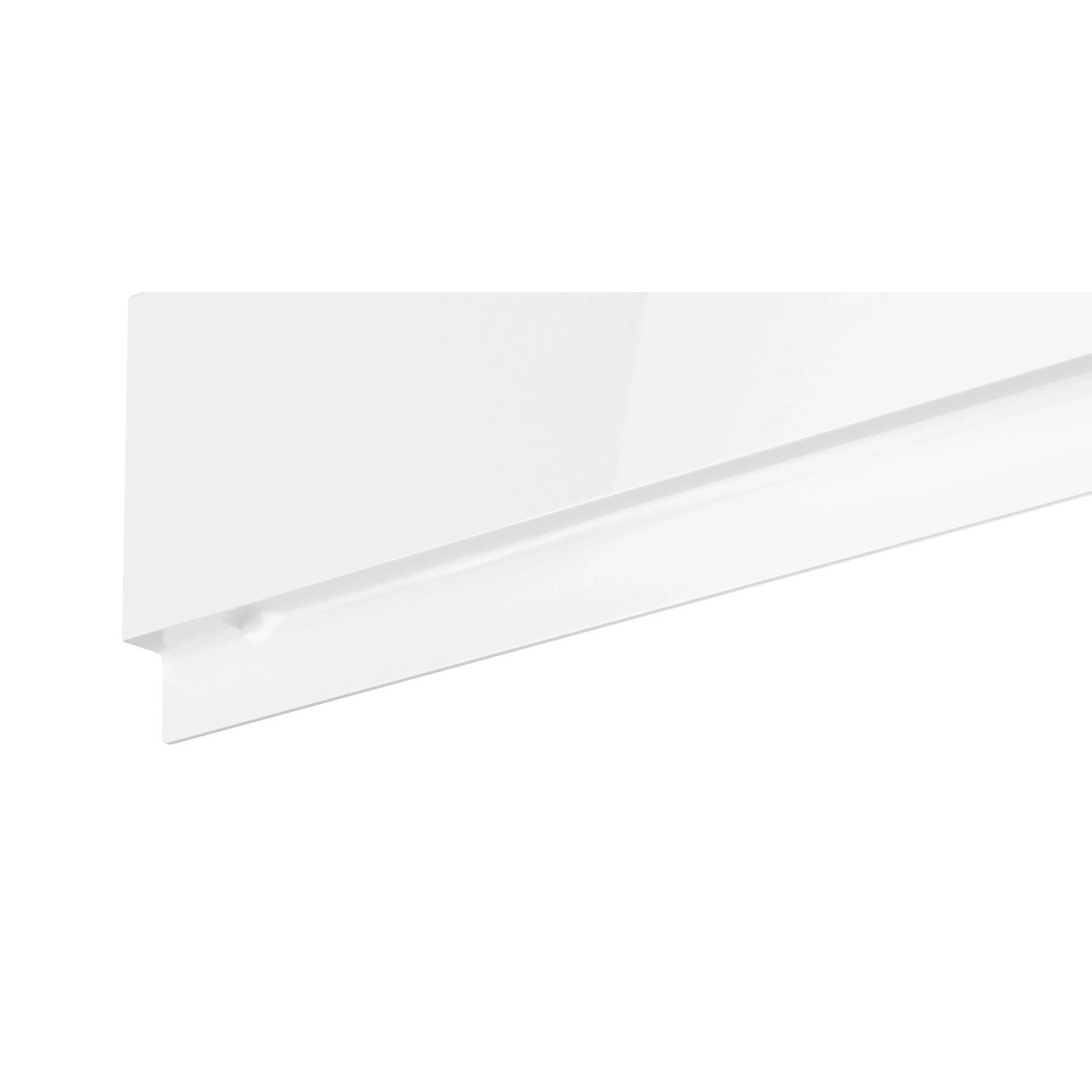 Detailaufnahme: Weißer Held Küchen Hängeschrank Gera, 60 cm, modernes Design.