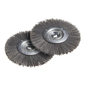 2er Set Westfalia Nylon Fugenbürsten mit Metallaufnahme für Fugenkratzer.