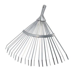 Galaflor Laubbesen aus Stahl 22 Zinken Feststehend 46 cm