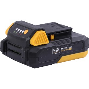 Texas Akku 20 V/2,0 Ah für Rasenmäher und Gartengeräte.