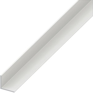 Weißer PVC Winkel 15x15x1,2 mm, 2 m Länge. Kunststoff Winkel für vielfältige Anwendungen.