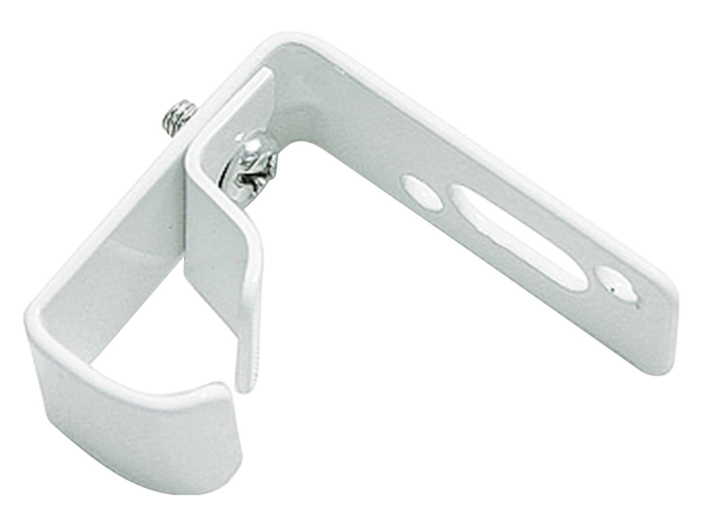 Gardinia Wandträger Für Flächenvorhang, Weiß – Mit Metallmontageplatte, Abstand 3–7 Cm, Für 3/5-läufige Schienen