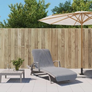 vidaXL Strandtücher 2 Stk Grau 75x200 cm Stoff 400 g/m² 362672