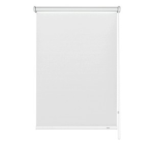 Weißes Gardinia Verdunkelungsrollo Blackout, 52x180 cm, für Fenster und Türen.