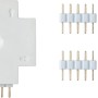 Paulmann LED-Strip X-Verbinder MaxLED, weiß, für flexible LED-Streifen-Verbindungen.