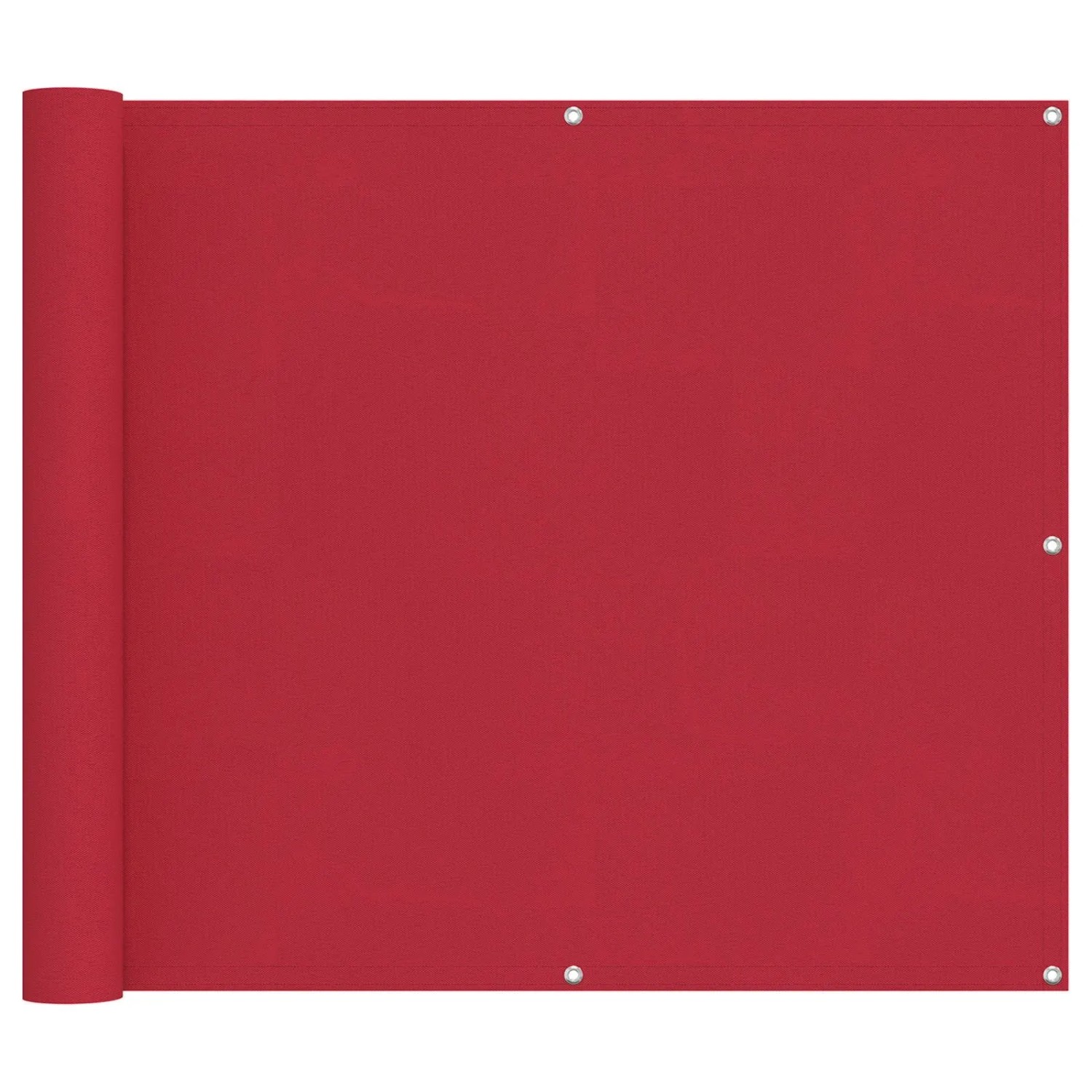 vidaXL Balkonsichtschutz Rot 100 x 500 cm Oxford-Stoff 42030813