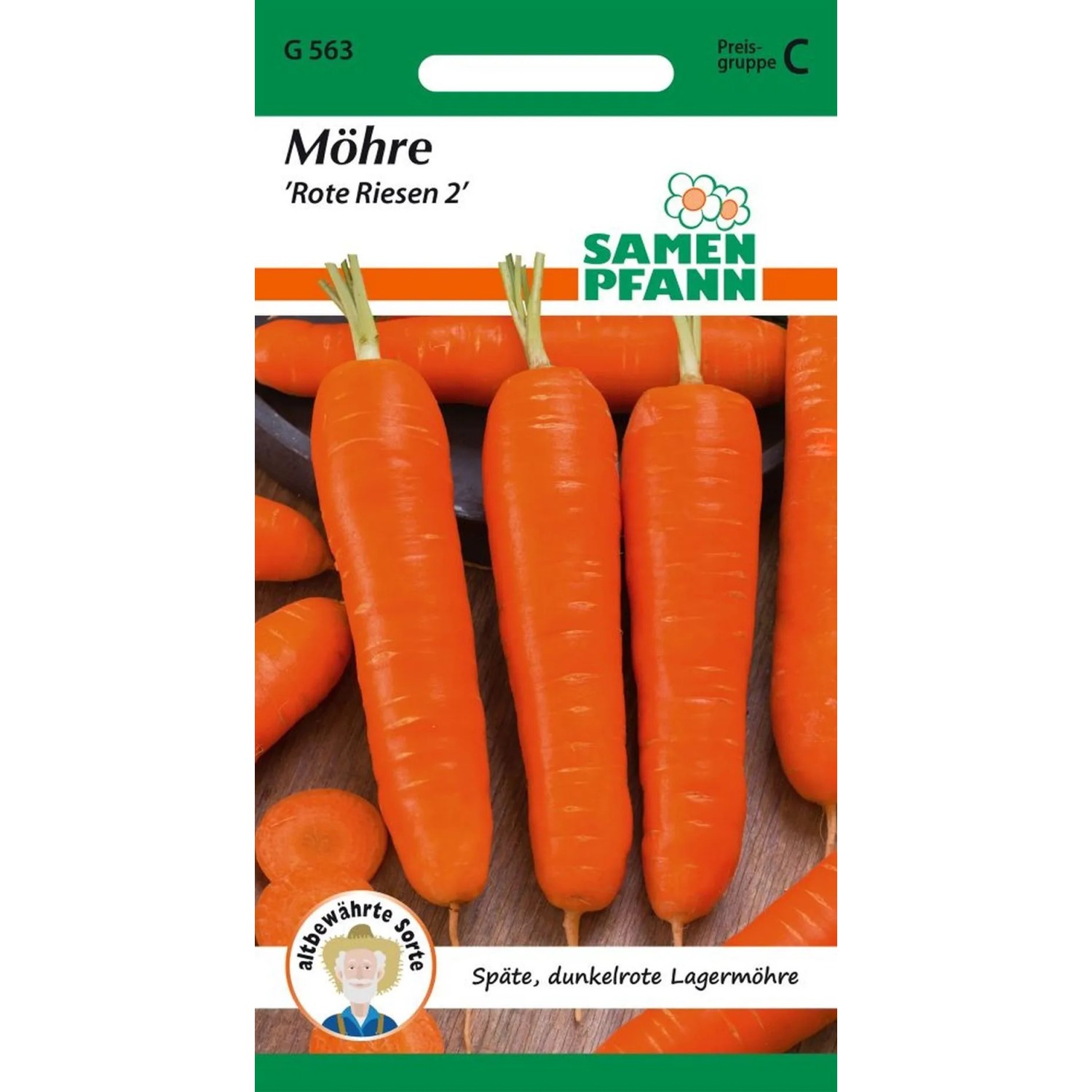 SAMEN PFANN Möhre Rote Riesen 2
