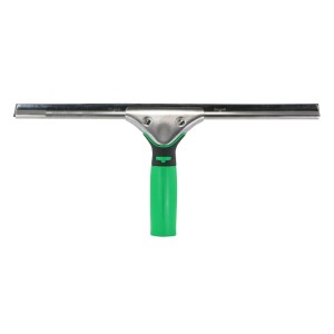 Unger ErgoTec Fensterwischer, 35 cm, mit grünem Griff für streifenfreie Fenster.