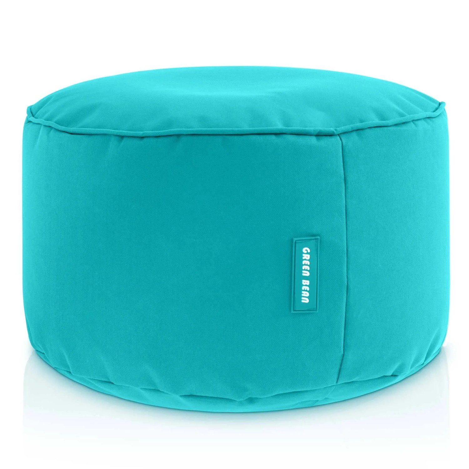 Green Bean Sitzpouf Stay 45 x 25 cm PVC Wetterfest Waschbarer Bezug mit EPS-Perlen-Füllung Türkis