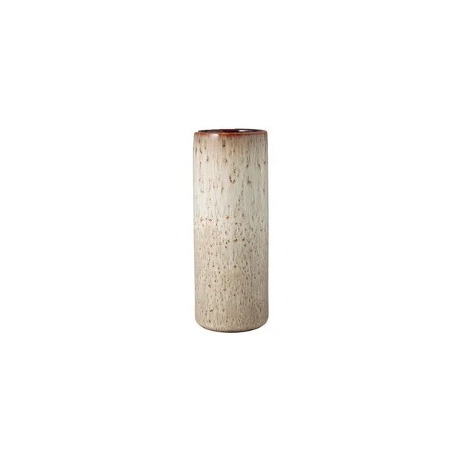 like. by Villeroy & Boch Lave Home Vase Cylinder Beige 20 cm