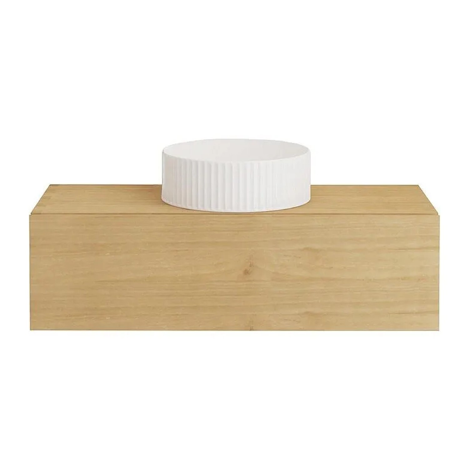 Vente-unique Einzelwaschtisch Tidore Naturfarben Hell 95 cm