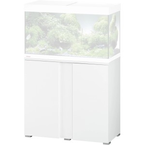 Eheim Aquarium-Unterschrank VivalineLED 126, weiß, mit Aquarium (optional).