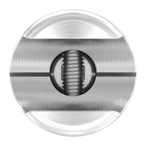 FeNau Klemmprofilhalter Edelstahl V2A Für Klemmprofil 18 mm Rohr Ø 42,4 mm Geschliffen