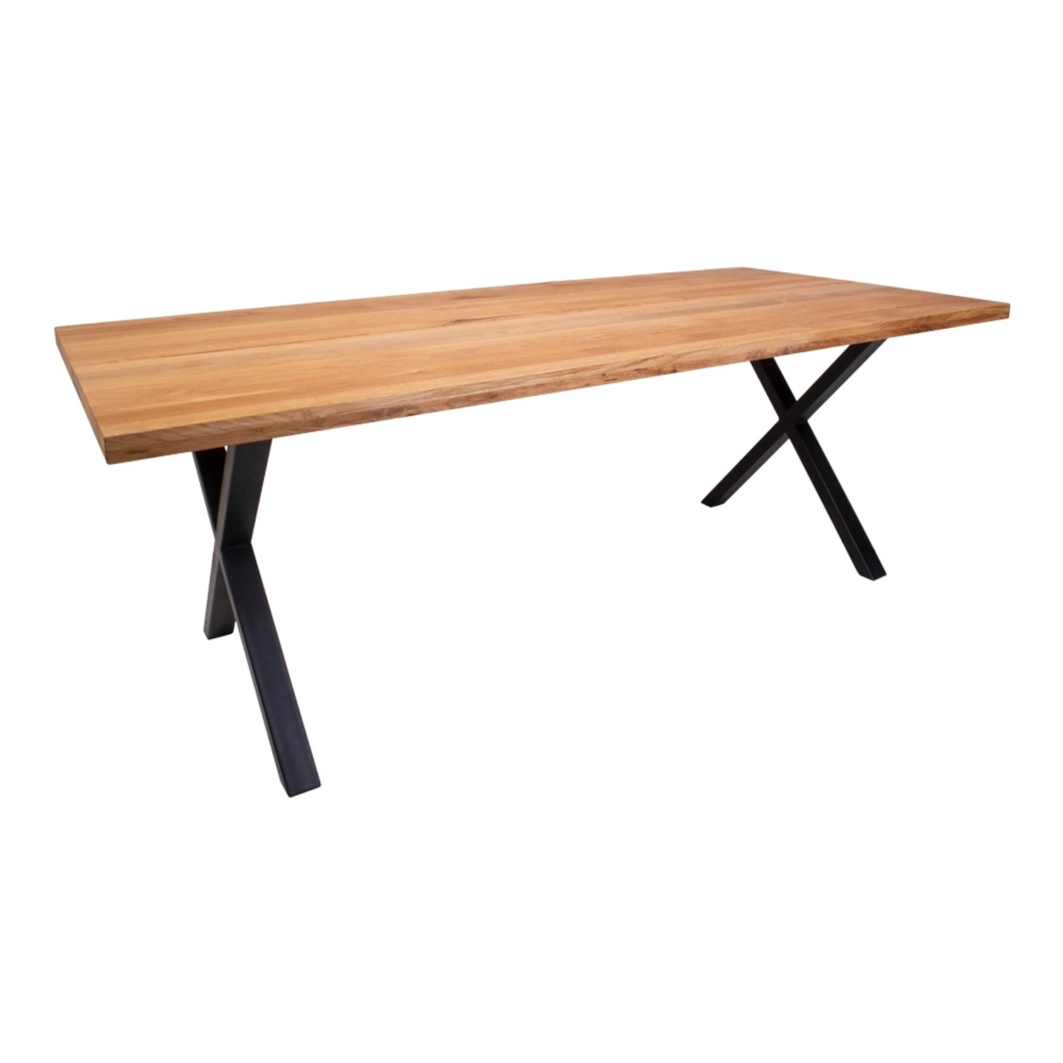 ebuy24 Moss Esstisch 200x95 cm Eiche Gelaugt Schwarz günstig online kaufen