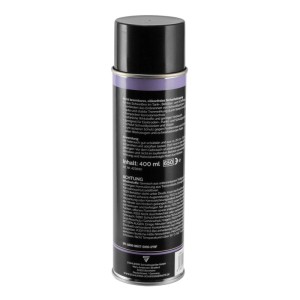 STAHLWERK Schweiß-Trennspray, schwarze 400 ml Spraydose mit lila Etikett, schützt vor Schweißspritzern.