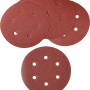 LUX Schleifauflagen für Exzenterschleifer, Ø 150mm, Körnung 120, 5 Stück, gelocht.