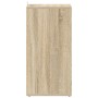 vidaXL Schuhschrank Sonoma-Eiche, Holzwerkstoff, 31,5x35x70 cm. Schuhkommode für Flur oder Schlafzimmer.