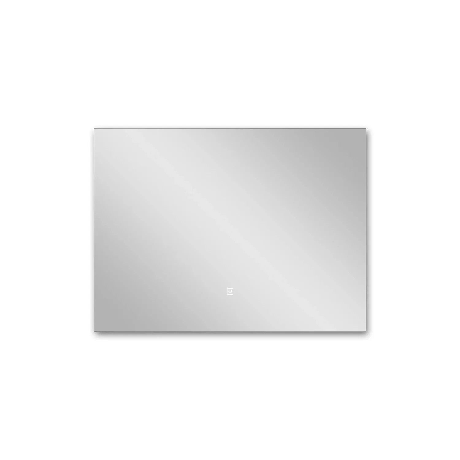 Aica Sanitär Badspiegel 70x50 cm Spiegel mit LED Beleuchtung Kaltweiß 6000K Dimmbar Memory Touch Wandschalter Horizontale oder Vertikale Montage