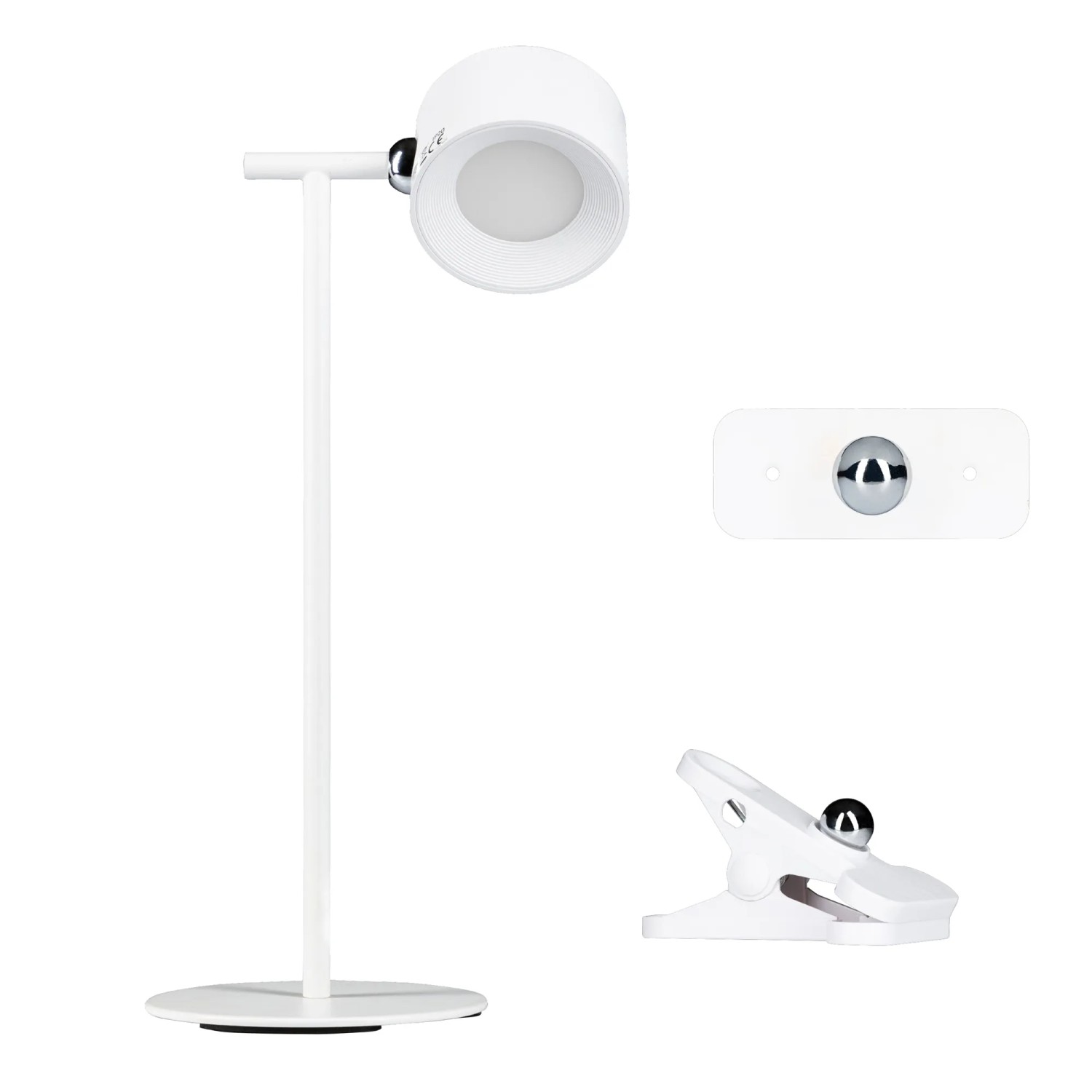 LED's,ight Akku Tischlampe 3in1 250lm 3000K/4000K/6000K IP44 dimmbar Weiß