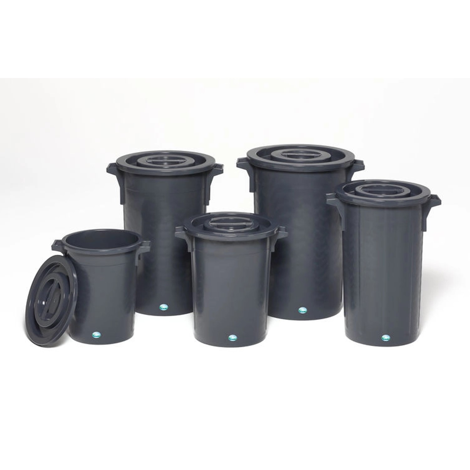 PROREGAL Robuster Abfallsammler Mit Deckel Stapelbar 75 Liter HxBxT 66 x 47 günstig online kaufen