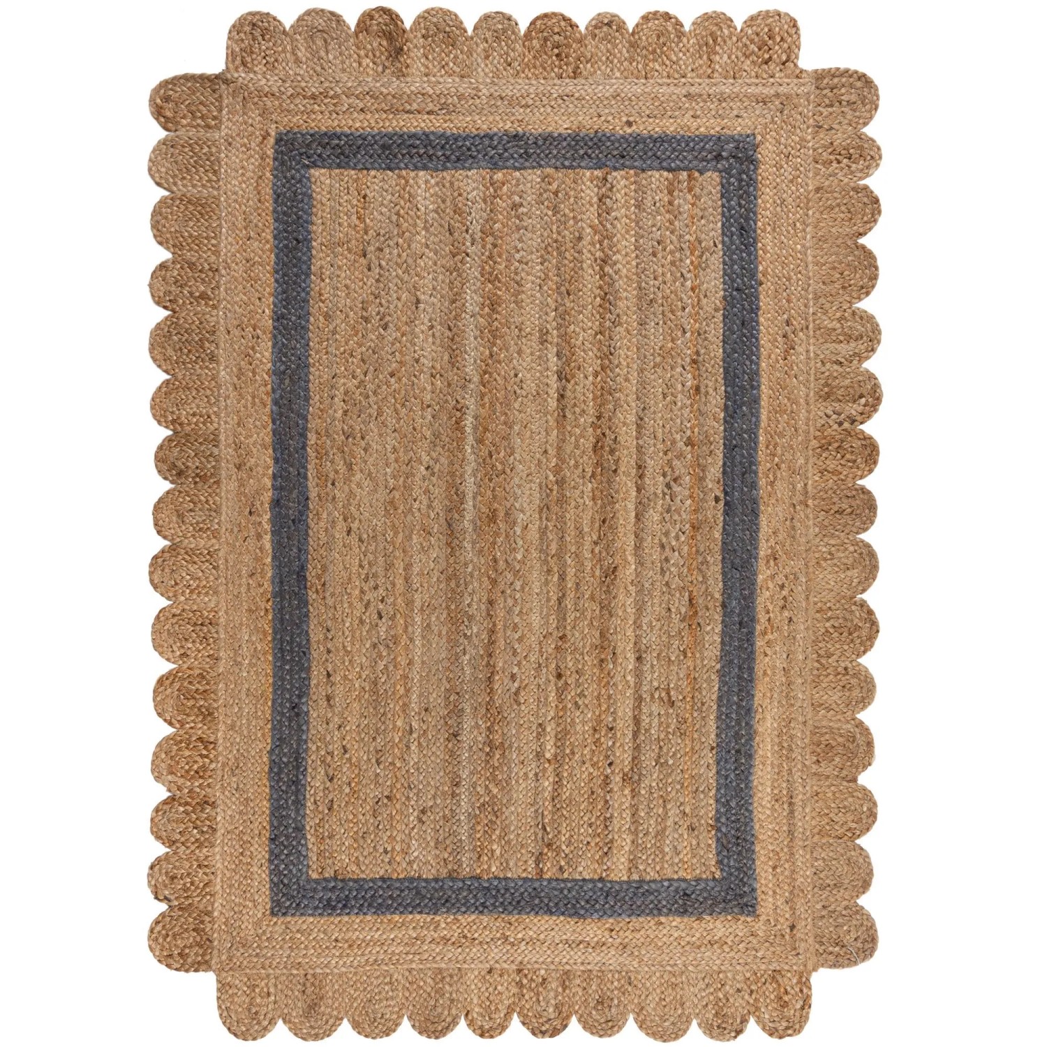 Flair Rugs Kurzflorteppich Grace 200 cm x 290 cm Natur-Grau