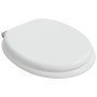 vidaXL Soft-Close Toilettensitz 2 Stk Weiß 44 x 38 cm MDF-Platte 3414529_2