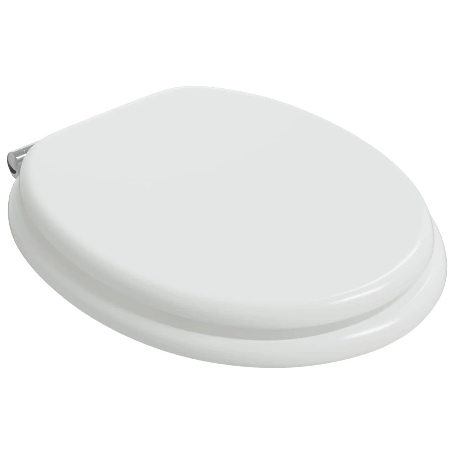 vidaXL Soft-Close Toilettensitz 2 Stk Weiß 44 x 38 cm MDF-Platte 3414529_2