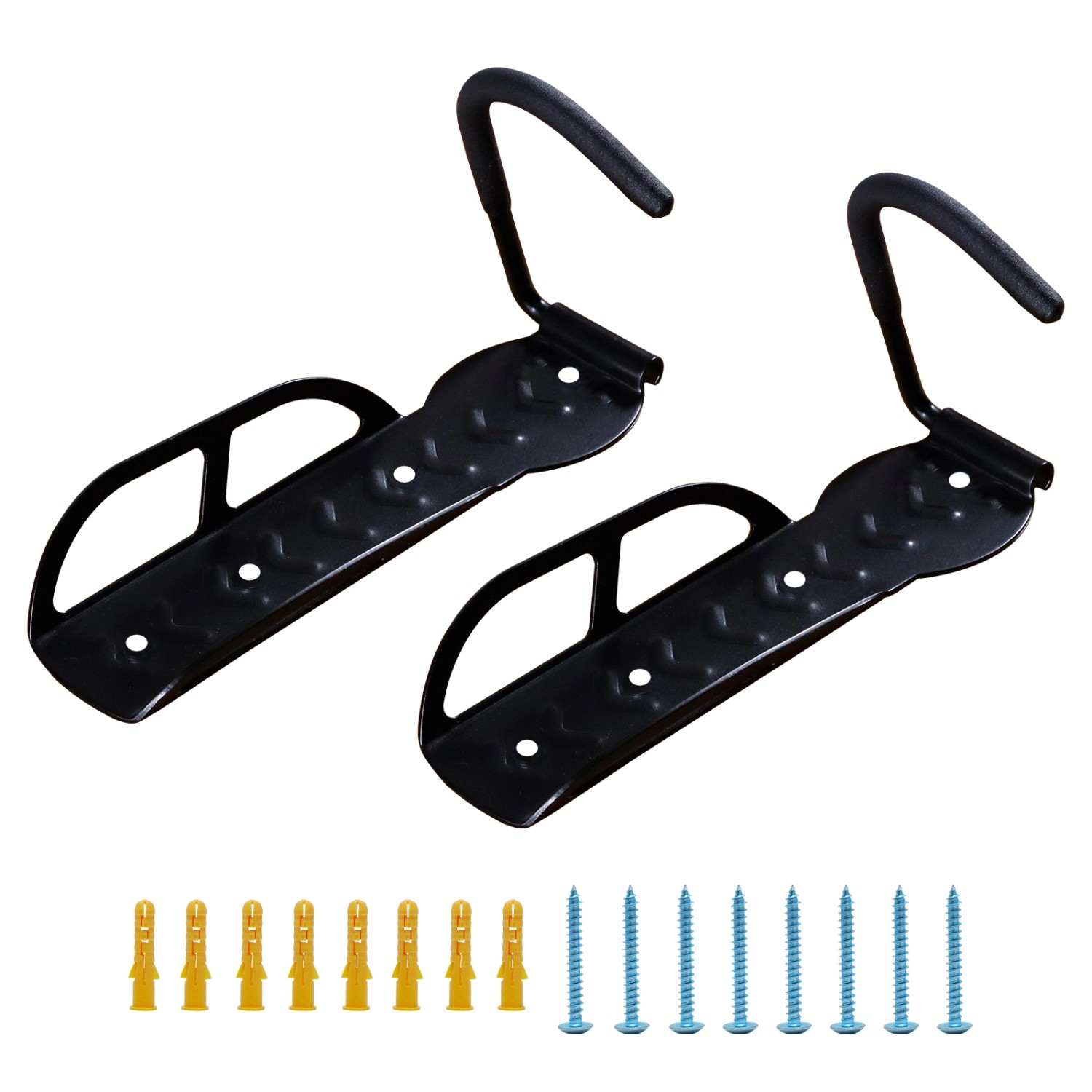 CCLIFE Fahrrad Wandhalterung Mountainbike 2er Fahrradhalterung Wand MAX.35kg Fahrradhalter
