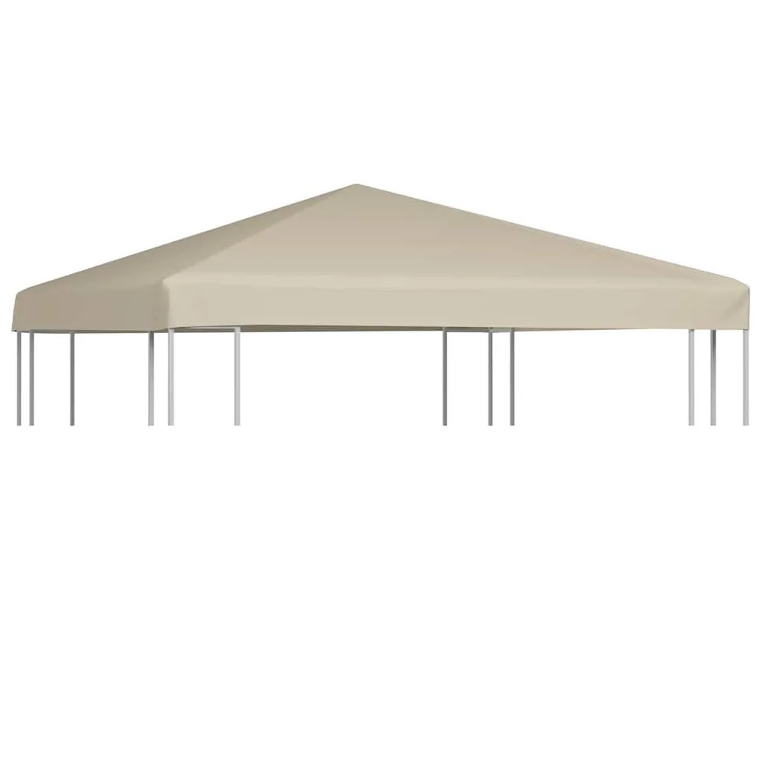 vidaXL Pavillondach 310 g/m² 3x3 m Beige 44778