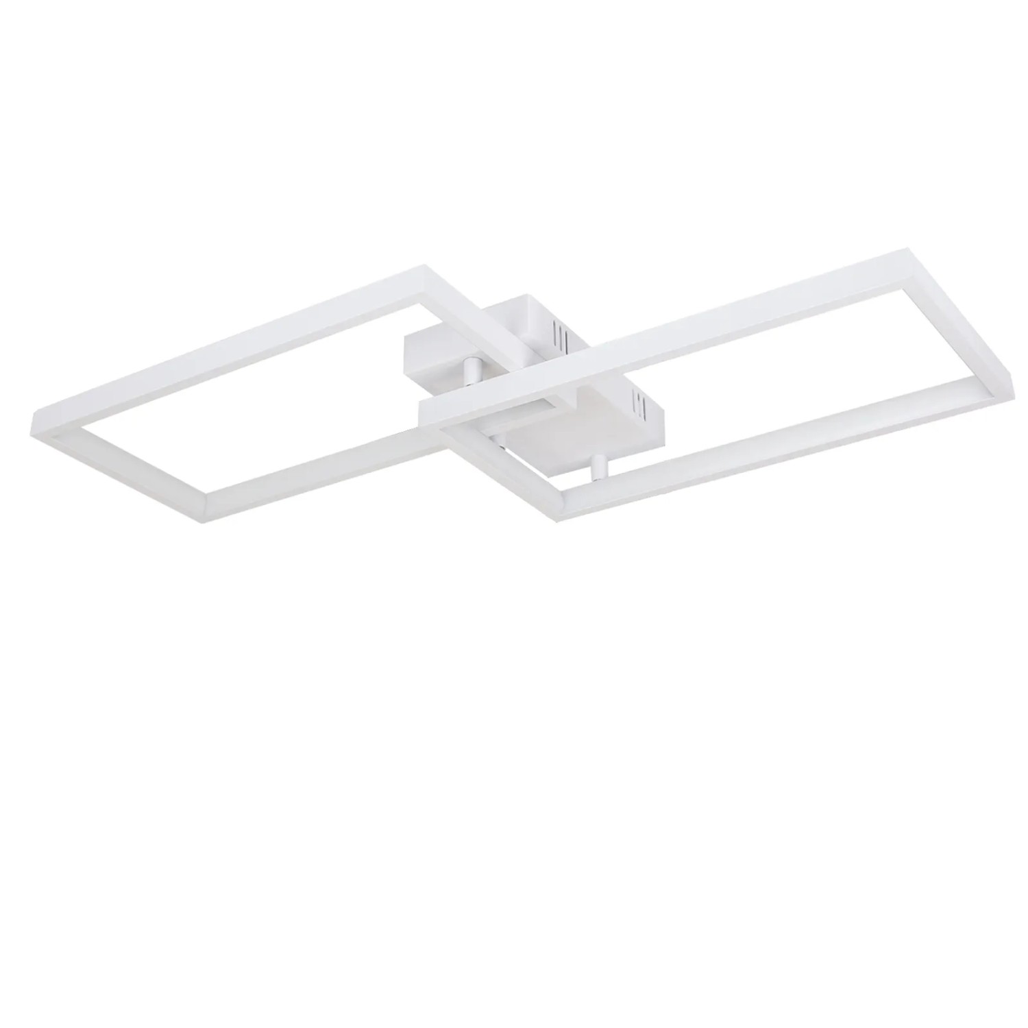 NETTLIFE LED Deckenleuchte aus Metall L60cmWeiß-1