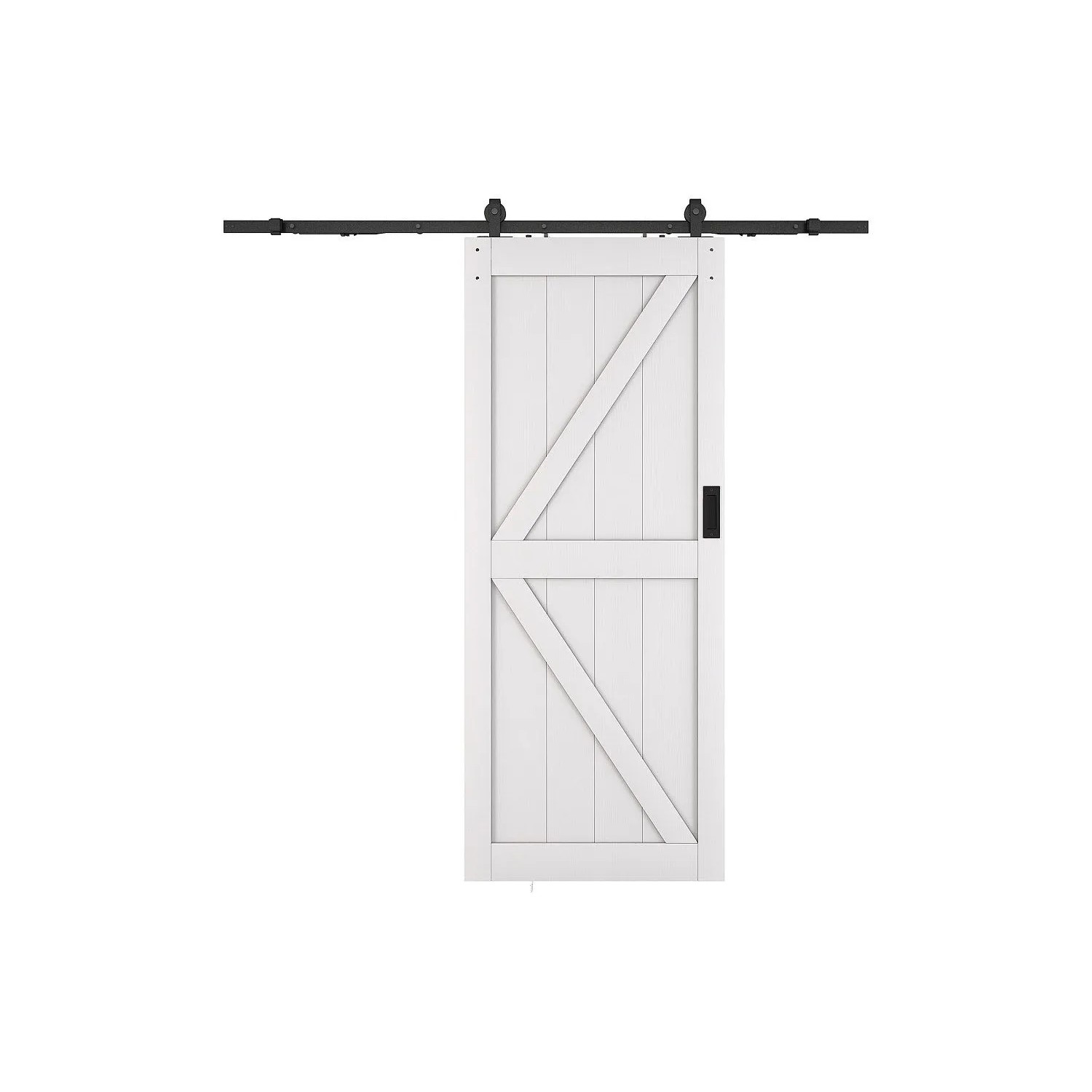 Vente-unique Schiebetür Nefara Weiß 93 cm