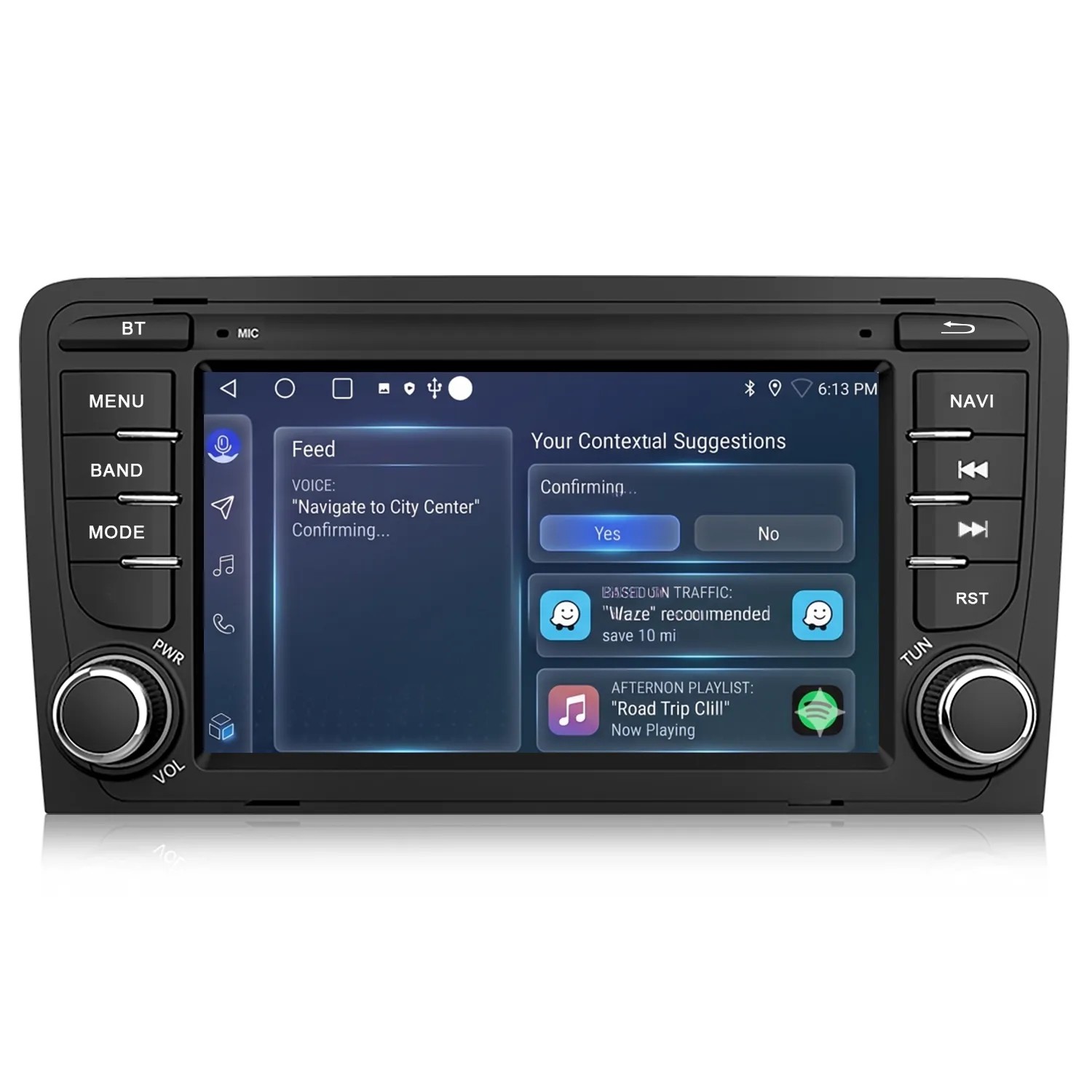 Image of Junsun 6 128 GB 7 Zoll Autoradio Für AUDI A3 2003 To 2012
