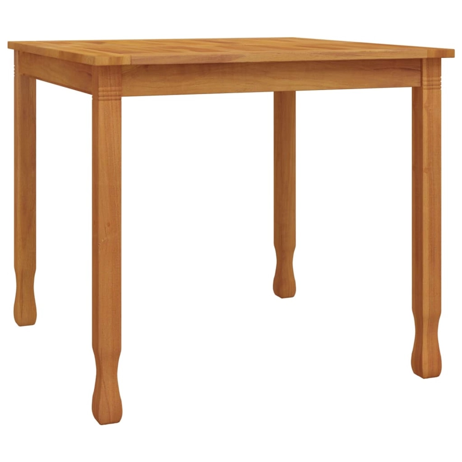 vidaXL Garten-Esstisch 85x85x75 cm Massivholz Teak 316605