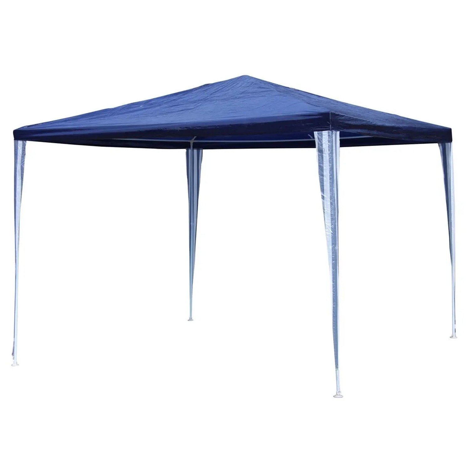 Lex Pavillon 3x3 m Gartenpavillon Gartenzelt Partyzelt Partypavillon Partyzelt Blau Weiß