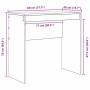 vidaXL Schreibtisch Sonstiges Weiß 80 x 40 x 76 cm Holzwerkstoff 869386_10