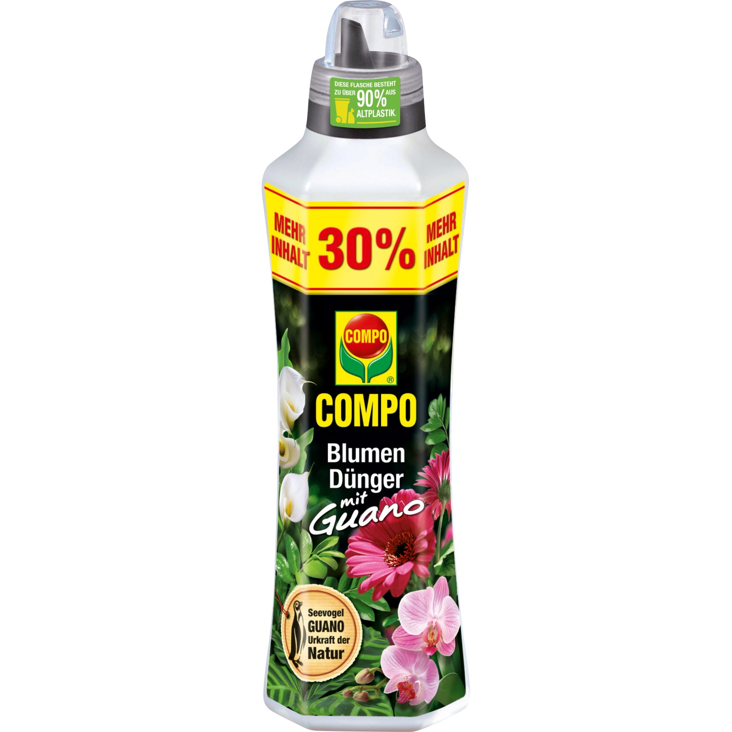 Compo Blumendünger mit Guano 1,3 l