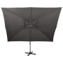 vidaXL Ampelschirm mit Doppeldach Anthrazit 400 x 300 cm 312373_3