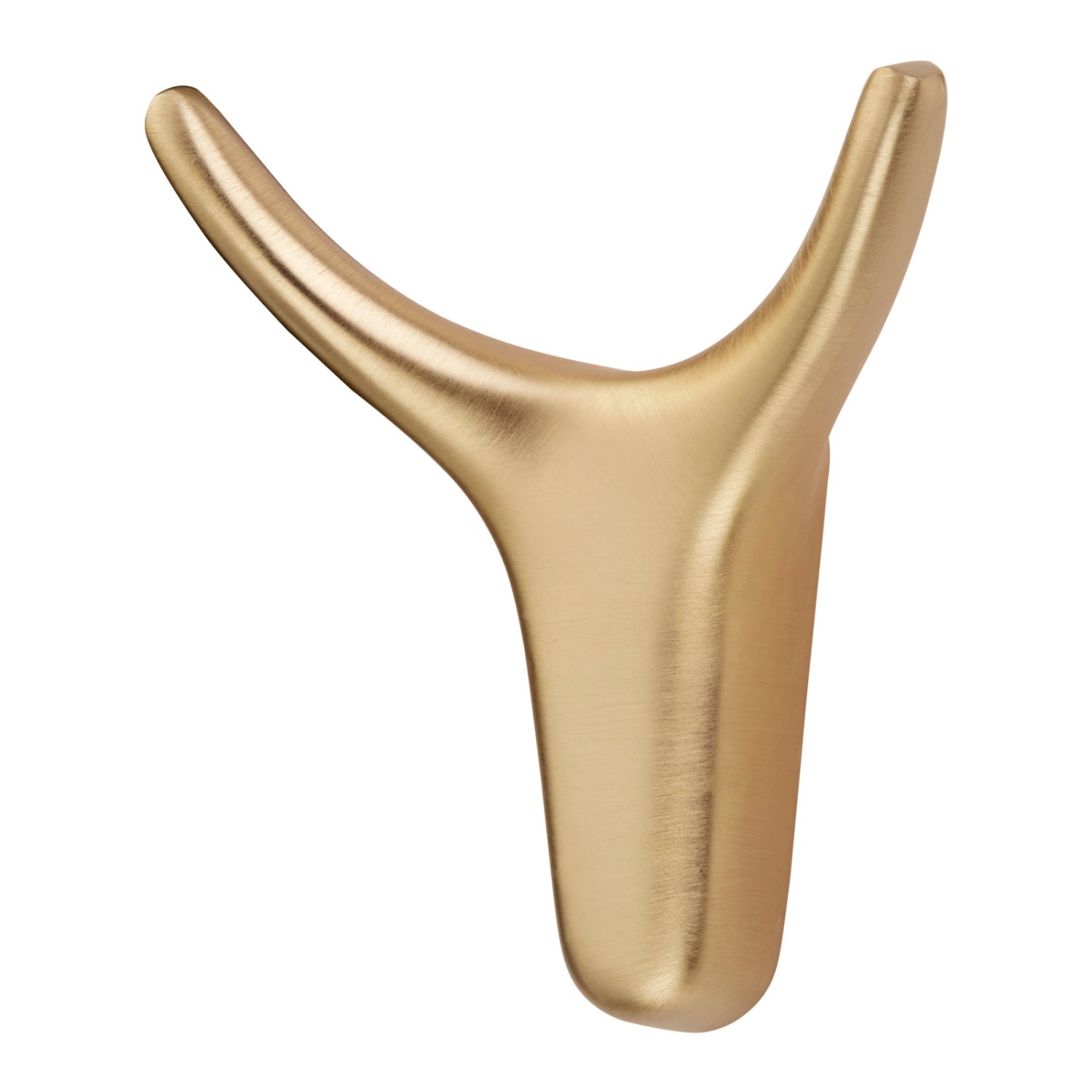 SOTECH Garderobenhaken TORO Höhe 66 mm x Breite 60 mm Gold Gebürstet Aus Zinkdruckguss