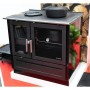 Plamen Küchenofen Holzherd Modell 910 Schwarz mit 9 kW_5