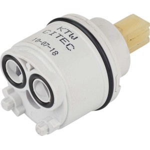 Keramikkartusche Ø 35 mm für Waschtischarmatur, Ersatzteil zur Mengen- und Temperaturregelung.