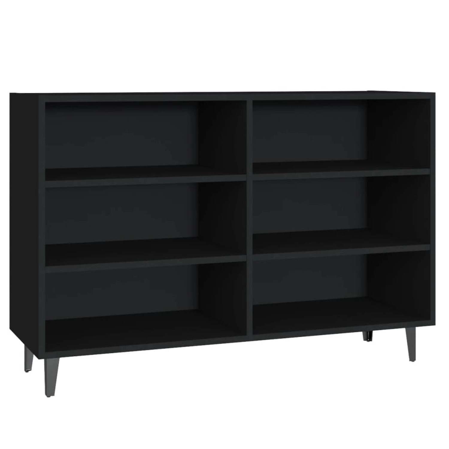 vidaXL Sideboard Schwarz 103,5x35x70 cm Holzwerkstoff 806041 günstig online kaufen