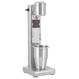 vidaXL Milchshake-Mixer aus Edelstahl mit 1 Liter Behälter für die Küche.