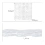 Relaxdays Duschmatte Quadratisch PVC Transparent Rutschfest 53 cm x 53 cm 640 g_4