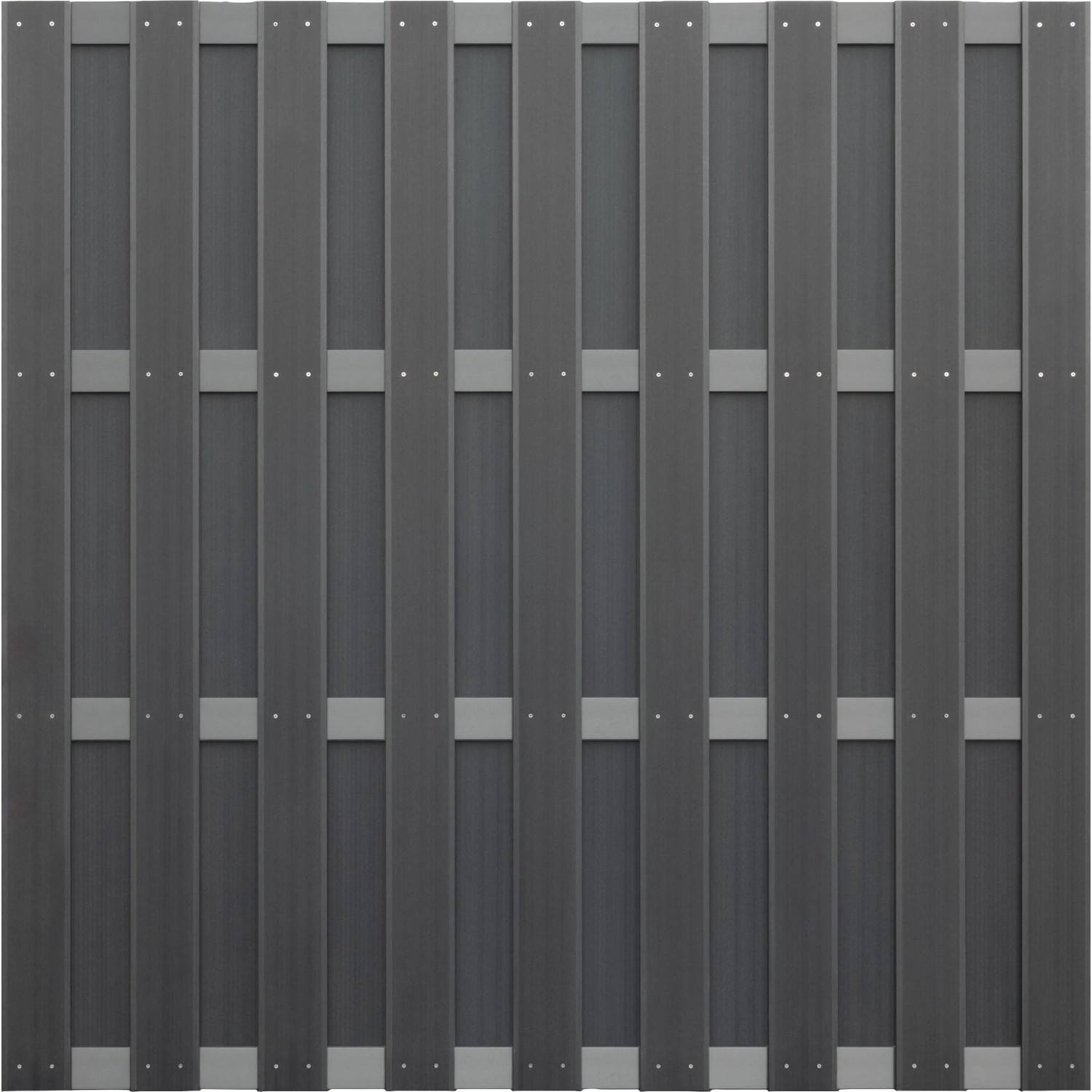 WPC-Zaun 180 cm x 180 cm Anthrazit