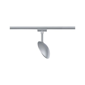 Paulmann URail LED-Spot Sphere, Chrom matt, an Schienensystem. Lichtelement zur individuellen Ausrichtung.