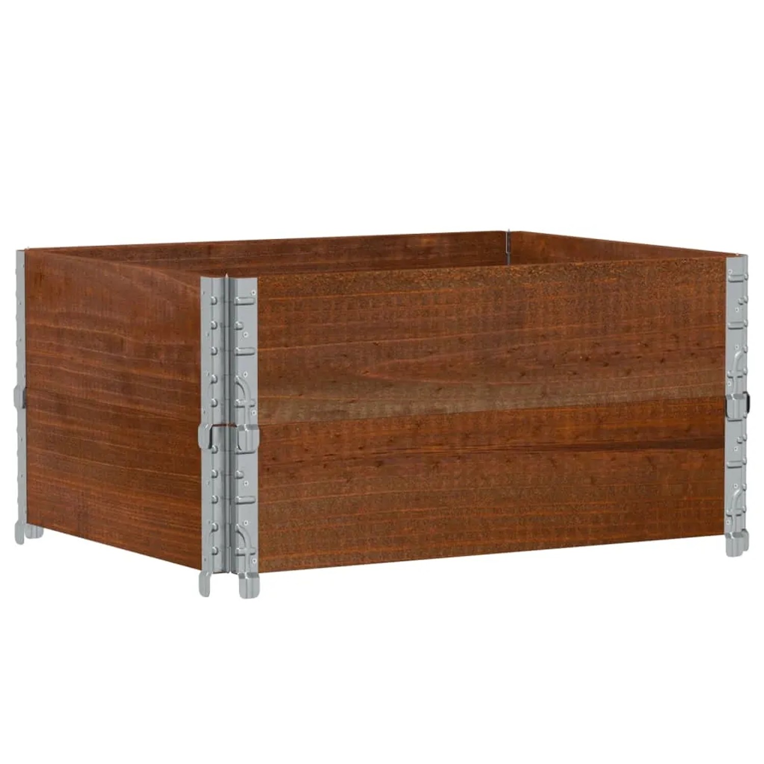 vidaXL Pflanzkisten Braun 80x60 cm Massivholz Kiefer 2098492