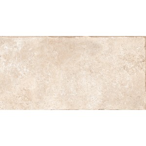 Beige Feinsteinzeug Bodenfliese Roma, 62x31 cm, matte Steinoptik für Innen- & Außenbereich.